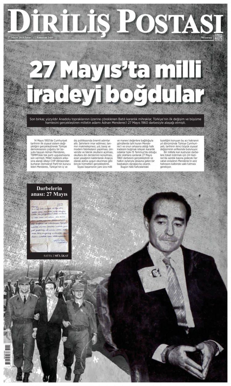 <p><strong>DİRİLİŞ POSTASI</strong></p>
