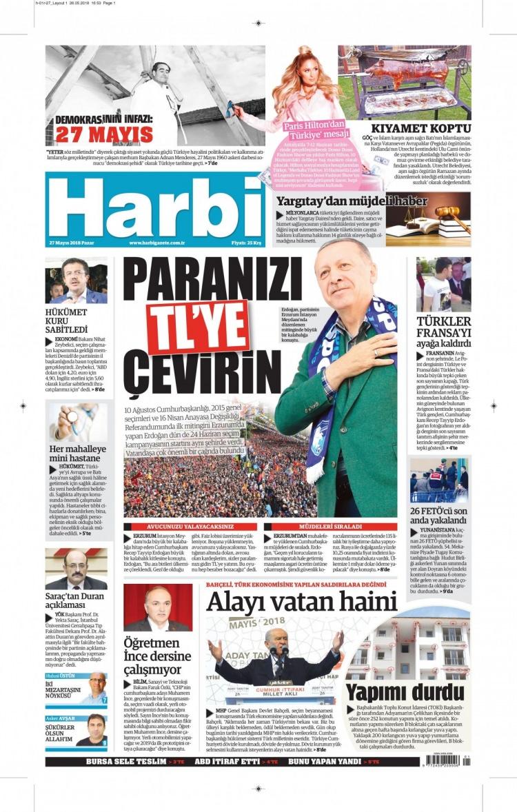 <p><strong>HARBİ</strong></p>
