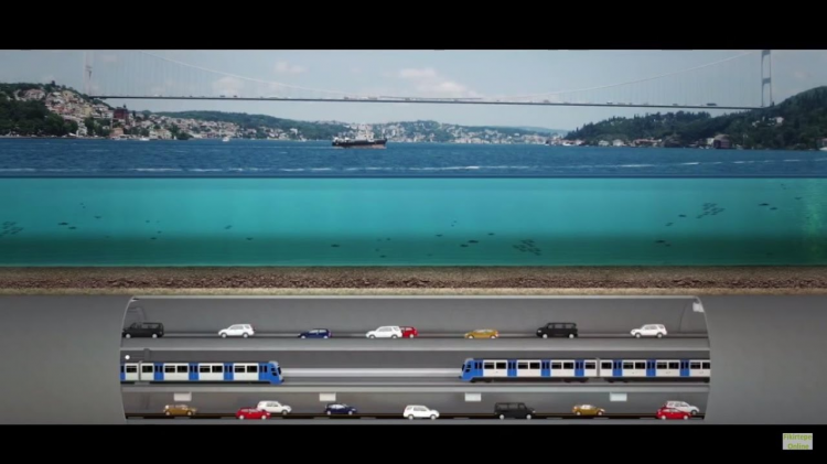 <p>İstanbul’da üç katlı büyük tünel dünyada bir ilk olacak.</p>