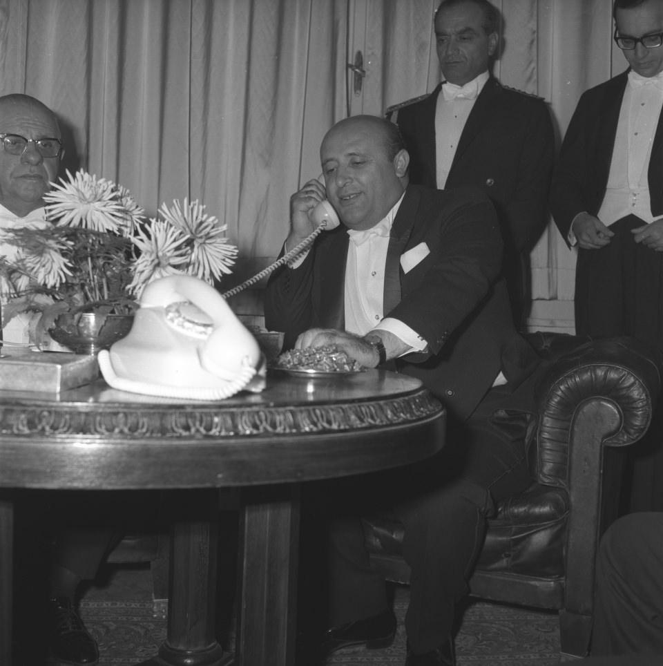 <p>Başbakan Süleyman Demirel, 1 Ocak 1967'de bir resepsiyonda. </p>
