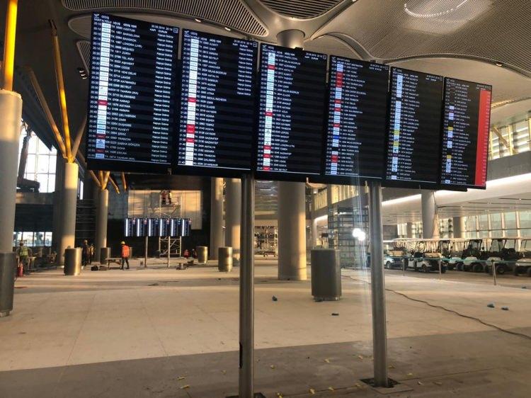 <p>Havalimanı, yolcu sayısı, günlük 3 bin 500 iniş-kalkış, 42 ayda tamamlanması, 100 bin metrekarelik yaşam alanı, 25 bin araçlık otopark, 42 kilometrelik bagaj sistemi, 143 yolcu köprüsü, 73 milyar liralık ekonomik katkısı, 225 bin kişiye istihdam, 5,5 milyon tonluk kargo kapasitesi ve 62 kilometrelik güvenlik çemberiyle 11 alanda da ilke imza atıyor.</p>