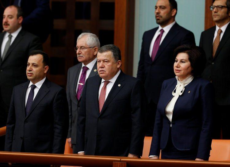 <p>Genel Kurula Danıştay Başkanı Zerrin Güngör, Yargıtay Başkanı İsmail Rüştü Cirit ve Anayasa Mahkemesi Başkanı Zühtü Arslan da katıldı.</p>