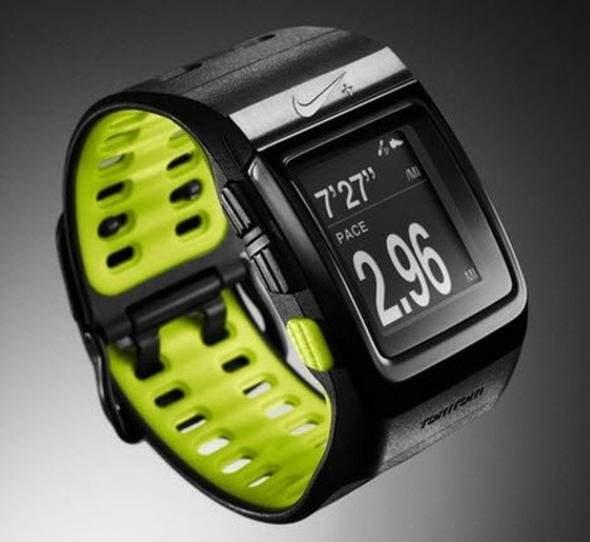 <p><strong>Nike+ SportWatch</strong><br />
Nike ve TomTom tarafından meydana getirilen bu saat, koşuculara ve spor yapanlara yönelik. Saat, dahili GPS sayesinde hızınızı ve uzaklığınızı ölçüyor, kalp atış hızınızı ve kaç kalori yaktığınızı söylüyor.</p>

<p> </p>
