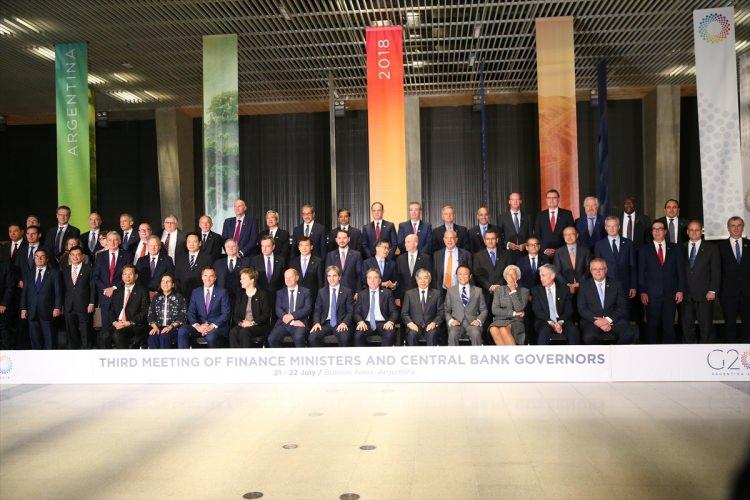 <div>G20 Maliye Bakanları ve Merkez Bankası Başkanları Toplantısı nedeniyle Arjantin'in başkenti Buenos Aires'te bulunan Hazine ve Maliye Bakanı Berat Albayrak, “G20 Aile Fotoğrafı” çekimine iştirak etti.</div>

<div> </div>
