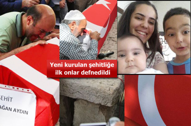 <p>11 AĞUSTOS</p>

<p>Diyarbakır'ın Sur İlçesi'nde terör örgütünün bomba yüklü araçlı saldırısında 31 yaşındaki Demet Yıldırım Aydın, çocukları 8 yaşındaki Oğuz Kağan Aydın ve 3 yaşındaki Ceylin Naz Aydın şehit oldu.</p>

<p> </p>
