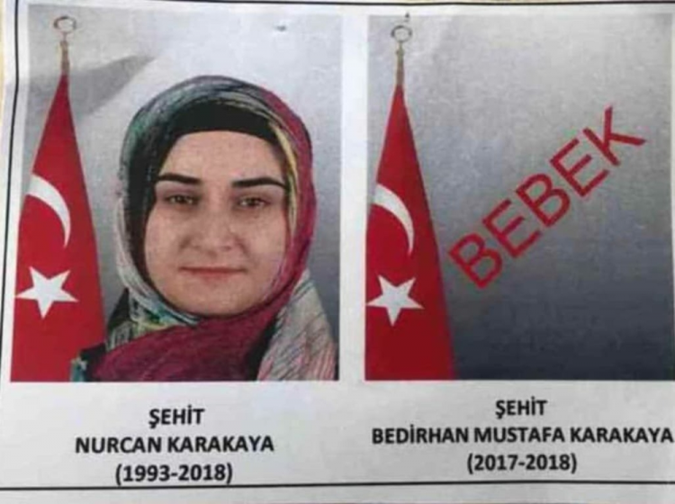 <p>2018</p>

<p>31 TEMMUZ</p>

<p>Hakkari Yüksekova’da yola tuzaklanan patlayıcının infilak etmesi sonucu 11 aylık Bedirhan Karakaya annesiyle beraber yaşamını yitirdi</p>
