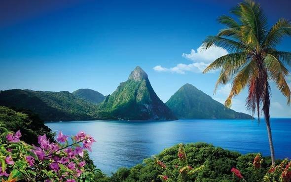 <p>Saint Lucia<br />
<br />
42 gün vizesiz.</p>
