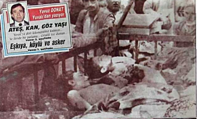 <p><strong>8 TEMMUZ</strong></p>

<p>Mardin'in Yuvalı köyünde aynı aileye mensup 7'si çocuk 9 kişi katledildi</p>
