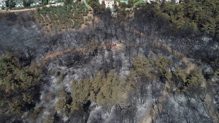 <p>Burada bulunan villalar ve konutlar tedbir amacı ile boşaltılırken Bursa´dan da görülen dumanlara ve alevlere Orman Genel Müdürlüğü'ne ait Karabük, İzmir, Balıkesir, Keşan ve Edremit'te çağrılan 6 helikopter ile bir uçak havadan müdahale etti.</p>

