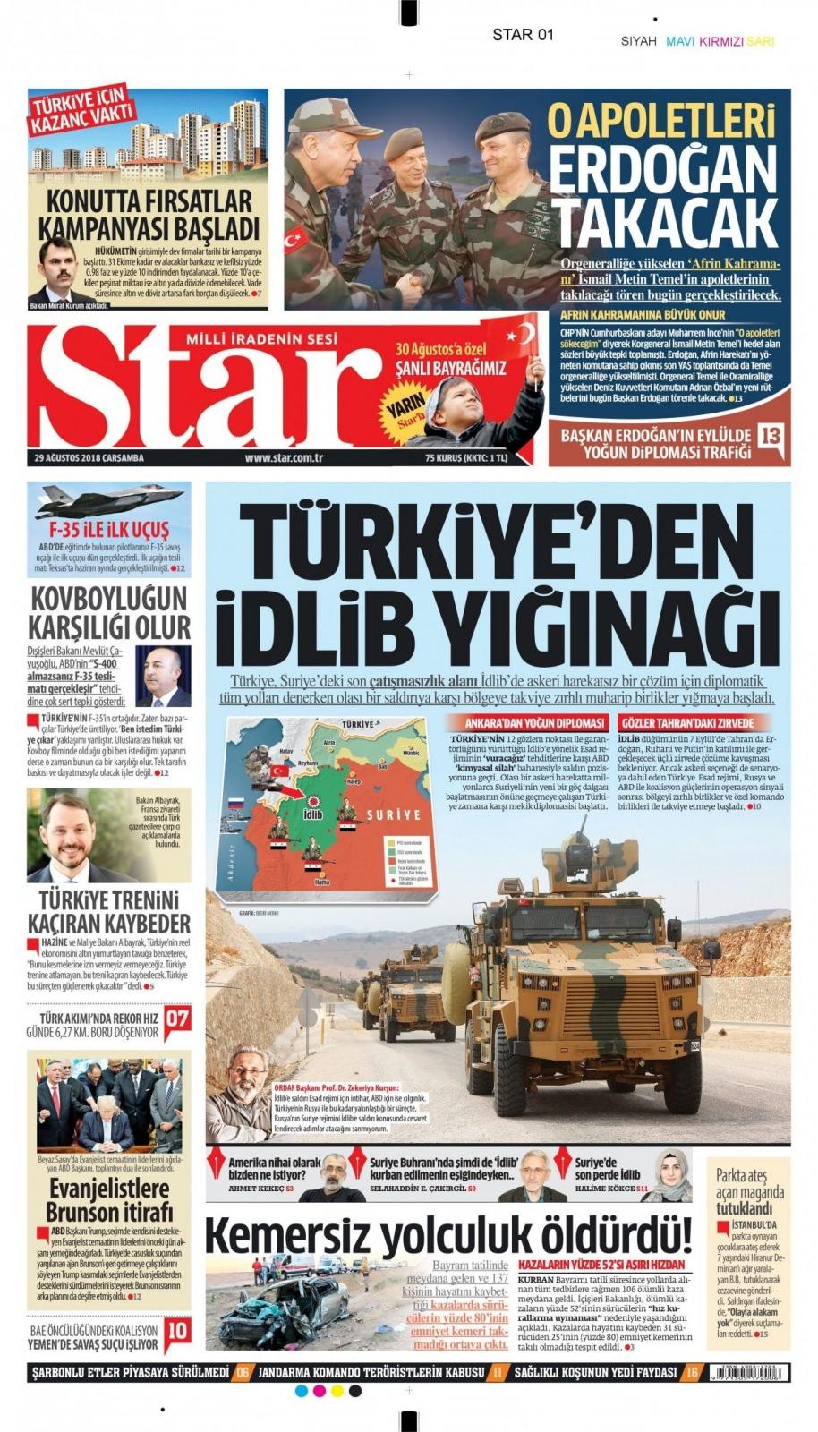 <p>Türkiye, Suriye’deki son çatışmasızlık alanı İdlib’de askeri harekatsız bir çözümü için diplomatik tüm yolları denerken olası bir saldırıya karşı bölgeye takviye zırhlı muharip birlikler yığmaya başladı.</p>
