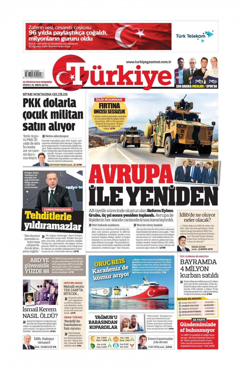 <p>Esad muhaliflerinin son kalesi olan İdlib için operasyon gün sayıyor. Diplomasi trafiği sürerken taraflar da son hazırlıklarını yapıyor.</p>

<p>Yaklaşık 3 milyon sivilin bulunduğu İdlib’e yönelik diplomatik görüşmeler devam ederken, sahadaki hareketlilik sürüyor. Esad karşıtlarının son kalesi konumunda olan bölgeyi rejim, batı ve güneyden vurmaya devam ediyor. Esad rejiminin İdlib’in güneyine yoğun askeri yığınak yaptığı kaydediliyor.</p>

<p> </p>

