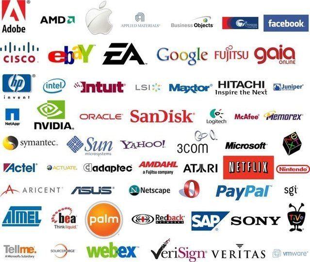 <p>Günümüzde milyar dolar piyasa değerlerine sahip olan ve logolarına her yerde rastladığımız teknoloji firmalarının bu logolarının ilk hallerini görmüş müydünüz?</p>

<p>Bu teknoloji firmaları son 20-30 yılda yaptıkları çalışmalarla günümüze ciddi anlamda yön verdiler. Her yerde gördüğümüz teknoloji şirketlerinin ünlü logoların ilk halleri ise sizi bir hayli şaşırtacak cinsten.</p>

<p> </p>
