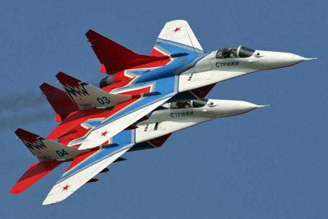 <p>RUSYA - 1550 SAVAÇ UÇAĞI</p>
<p>262 X MiG-29/35</p>
<p>134 X MiG-31 </p>
<p>296 X Su-24 </p>
<p>201 X Su-25 </p>
<p>378 X Su-27/30/35 </p>
<p>109 X Su-34</p>