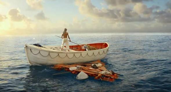 <p>Pi'nin Yaşamı filminden bir sahne... Film boyunca okyanusun üstünde seyreden kahramanımız aslında...</p>

<p> </p>

