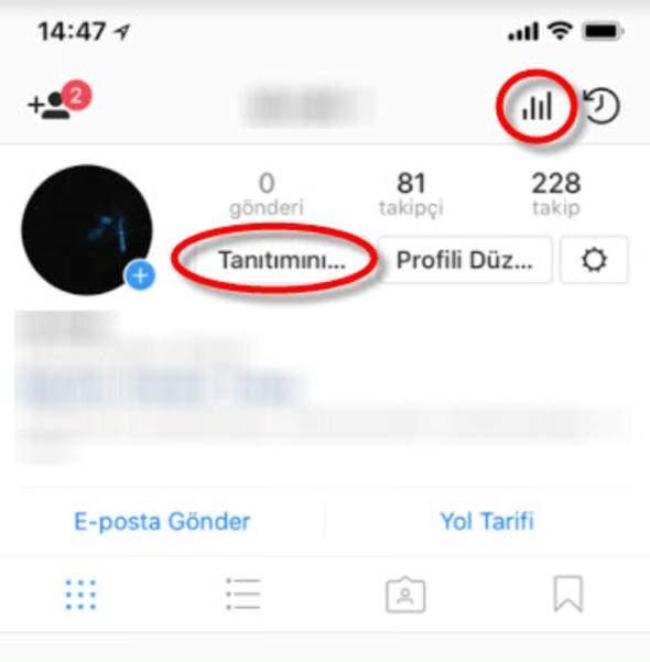 <p>Şimdi profil sayfanızı kontrol edin. Evet o simgeler gelmiş; ayrıca da Tanıtımını Yap butonu da eklenmiş!</p>

<p> </p>
