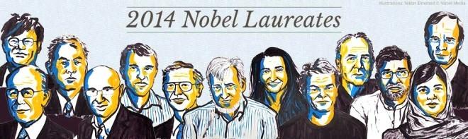 <p>2014 NOBEL ÖDÜLLERİNİ KAZANANLAR</p>