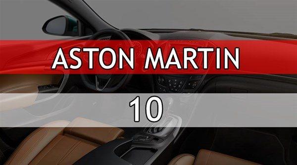 <p><strong>Aston Martin - 10</strong></p>
