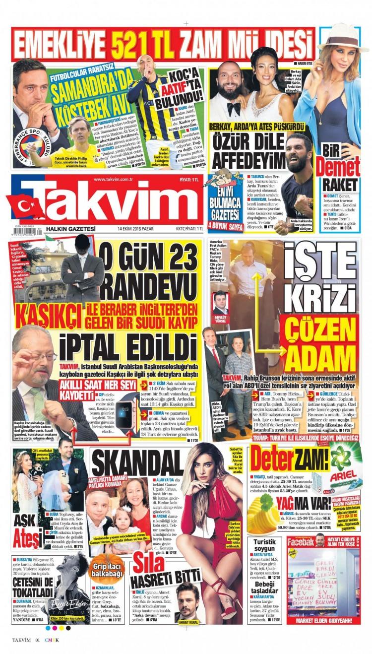 <p><strong>Takvim</strong></p>
