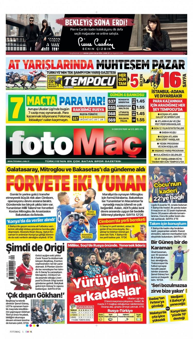 <p><strong>Fotomaç</strong></p>
