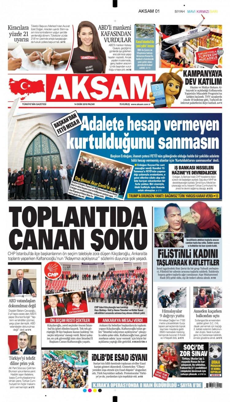 <p><strong>Akşam</strong></p>
