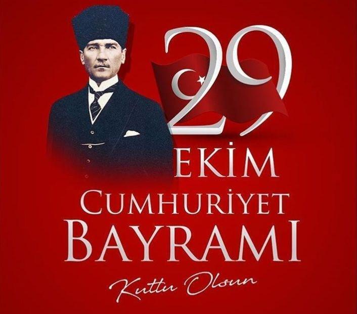 <p><strong>ACUN ILICALI</strong></p>

<p>Cumhuriyetimizin 95. yılını gururla kutluyorum, 29 Ekim Cumhuriyet bayramımız kutlu olsun..</p>
