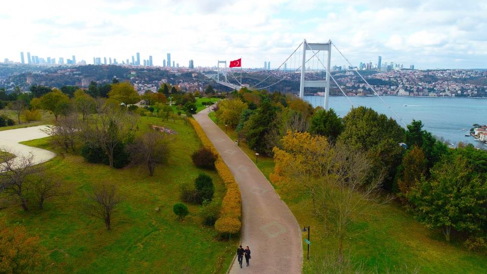 <p>Sonbahar ile birlikte boğaz ve çevresi doğal güzellikleri ile ilgi odağı oldu. Kasım ayının ilk haftasının yaşandığı İstanbul’da yapraklarını dökmeye başlayan ağaçlar rengarenk görüntüler oluşturdu.</p>
