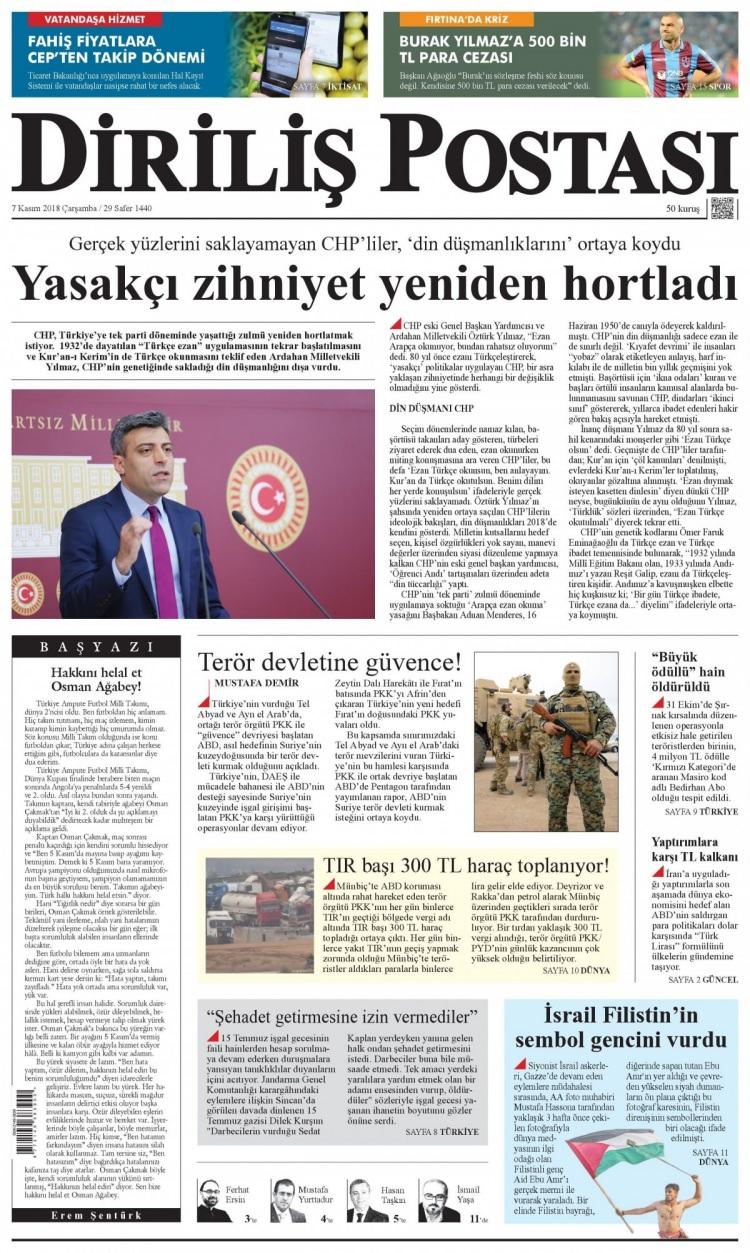 <p><strong>DİRİLİŞ POSTASI</strong></p>
