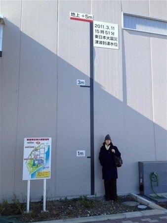 <p>Japonya'daki tsunamide elde edilmiş en büyük dalga kırmızı çizgiyle belirtilmiş.</p>

<p> </p>
