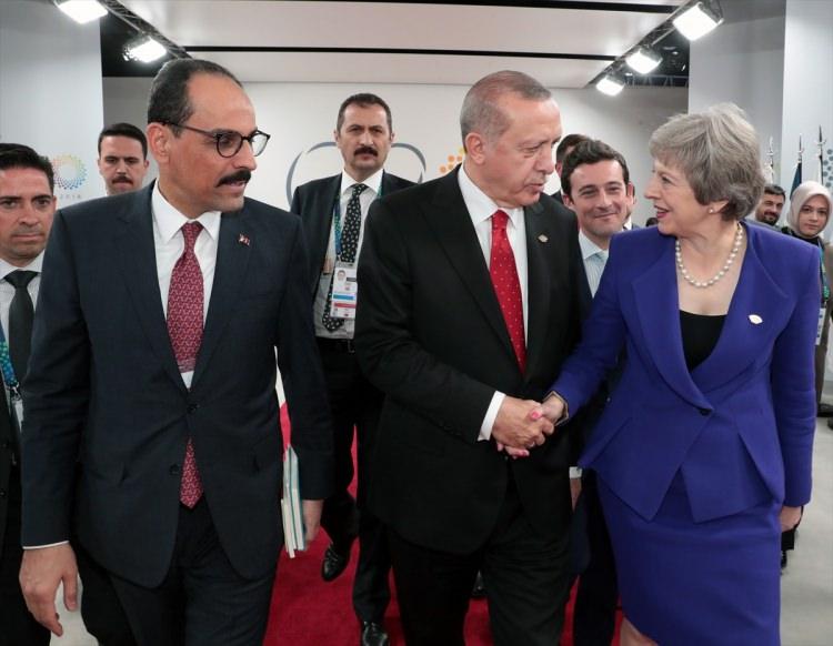 <p>Cumhurbaşkanı Erdoğan ve İngiltere Başbakanı Theresa May görüşmesi</p>