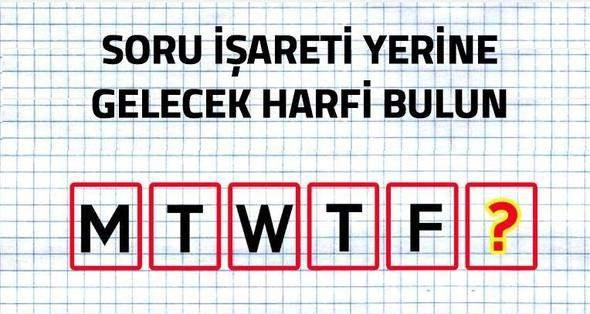 <p><strong>Soru işareti yerine gelecek harfi bulun. </strong></p>

<p>(Seçenekler: S, T, Y)</p>
