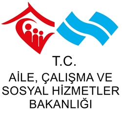 <p>AİLE ÇALIŞMA VE SOSYAL HİZMETLER BAKANLIĞI (ESKİ LOGO)</p>