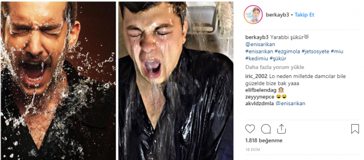 <p>Özellikle de komik fotoğraflı ünlüleri tercih eden Berkay Demirci, paylaşımlarıyla güldürüyor.</p>
