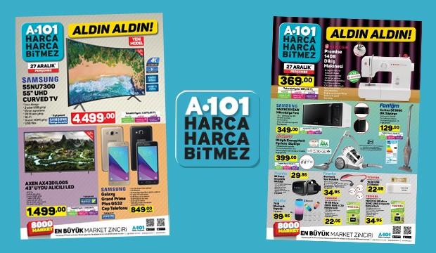 <p>A101 aktüel 22 – 28 Aralık 2018 indirimli ürünler kataloğu yayınlandı. Aralık ayının dördüncü hafta sonu kampanyasında A101 aktüel indirimde neler satışa çıkaracak? A101 aktüel hafta sonu kampanyasının ayrıntıları galerimizde...</p>