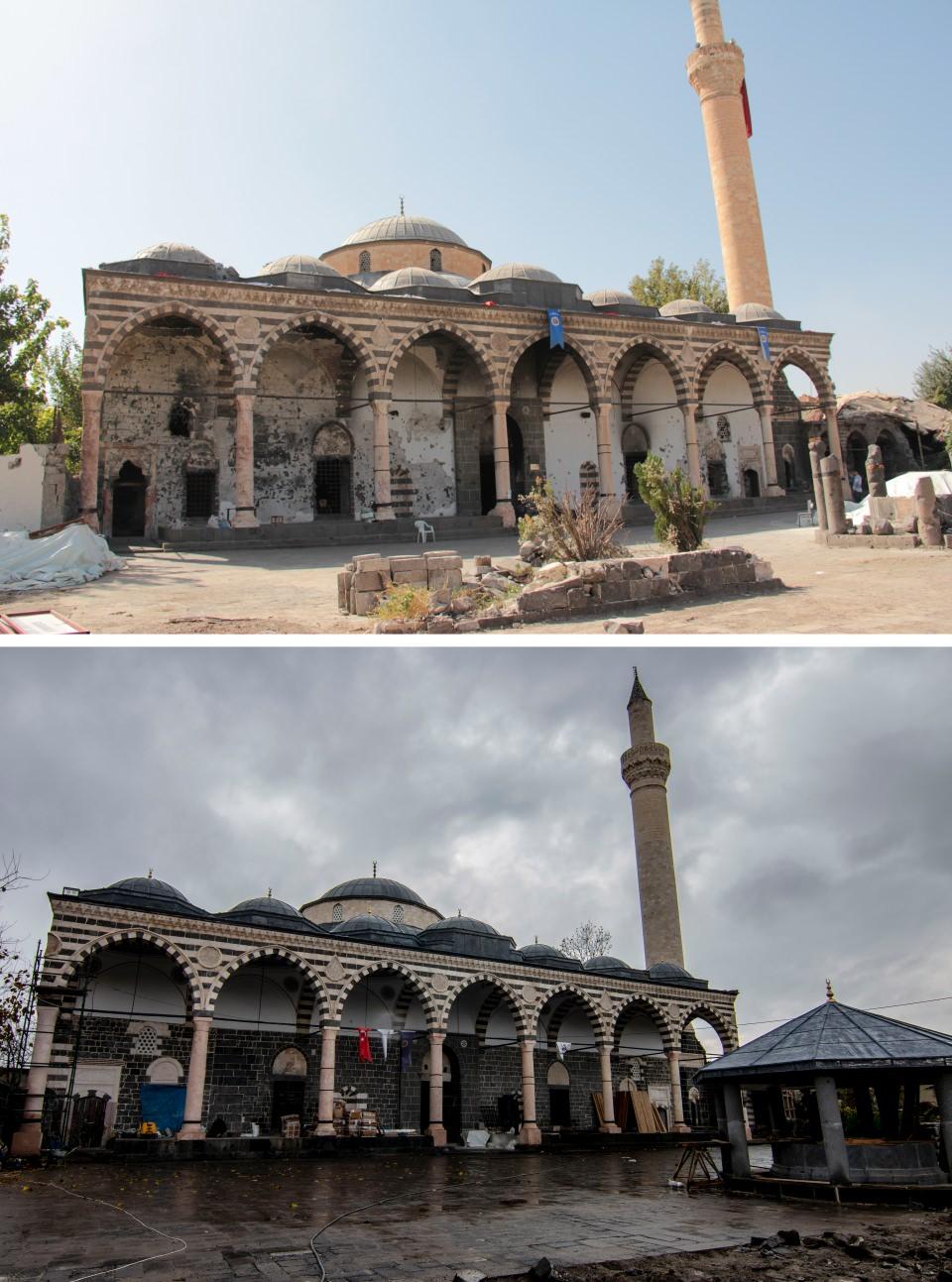 <p>"Kurşunlu Cami" olarak da bilinen Fatih Paşa Camisi'nin restorasyonu için hummalı çalışma yürütülüyor.</p>