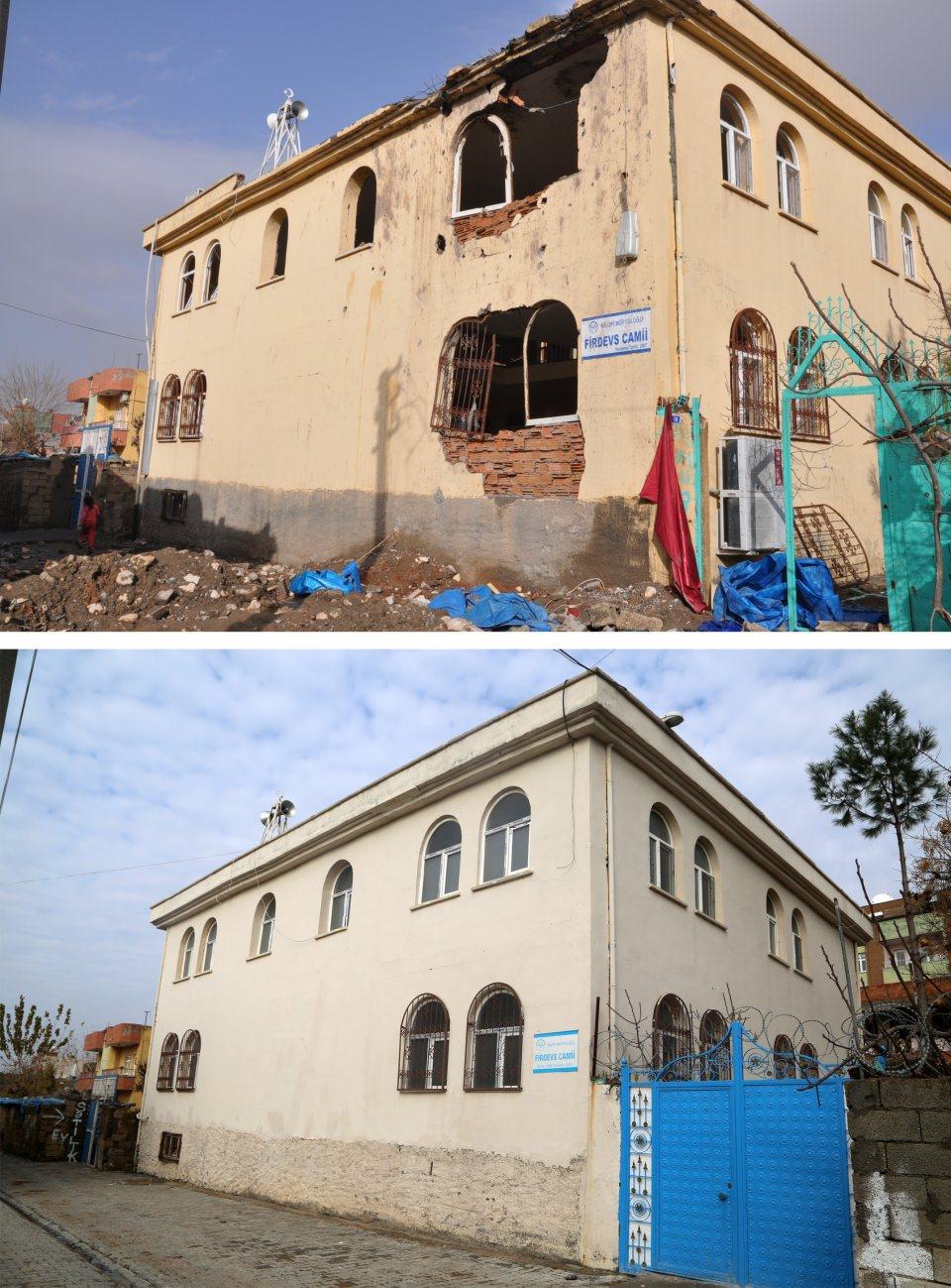 <p>Cudi Mahallesindeki Firdevs Camisi de devlet eliyle yürütülen çalışmalarla yenilendi</p>
