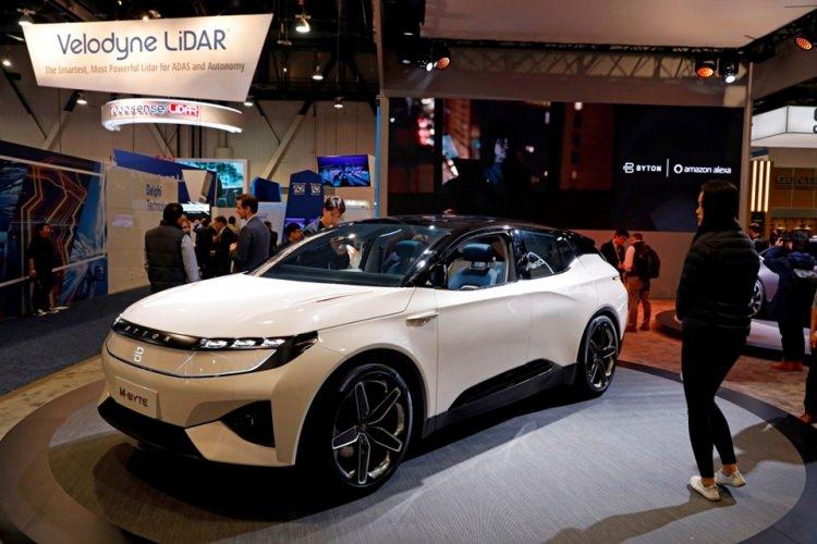 <p>Çinli elektrikli otomobil üreticisi Byton’ın M-Byte modeli CES 2019’un en dikkat çeken modelleri arasında.</p>
