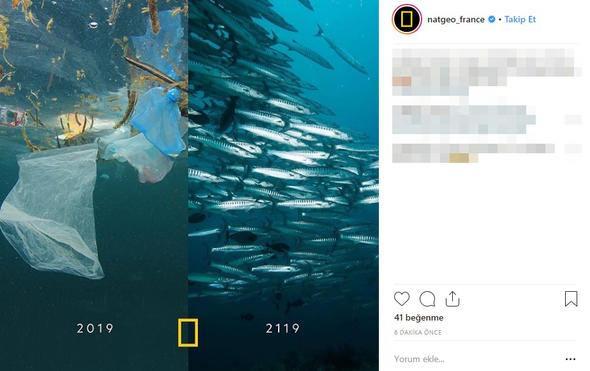 <p>National Geographic Fransa, okyanuslarda temizlik hareketinin hemen şimdi başlatılması durumunda temizliğin 100 yıl alacağını belirten bir paylaşım yaptı.</p>

<p> </p>
