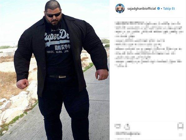 <p>‘İranlı Hulk' ismiyle tüm dünyaya ünü yayılan 26 yaşındaki Sajad Gharibi görenleri hayrete düşürüyor.</p>
<p> </p>