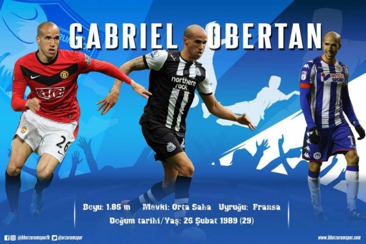 <p>GABRIEL OBERTAN<br />
<br />
Yeni takımı: BB Erzurumspor<br />
Eski Takımı: Levski Sofia<br />
Mevkiisi: Kanat</p>