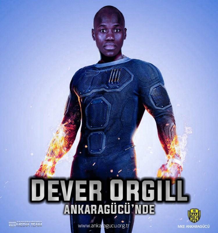 <p>Dever Orgill<br />
<br />
Yeni takımı: Ankaragücü<br />
Eski Takımı: Wolfsberger<br />
Mevkiisi: Forvet</p>
