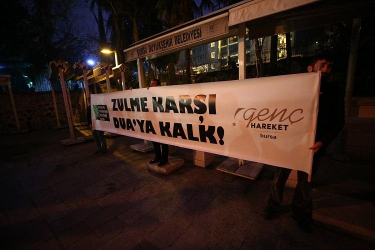 <p>Çin yönetiminin Doğu Türkistan'daki Uygur Türklerine uyguladığı baskıcı politikalar Bursa'da protesto edildi.</p>