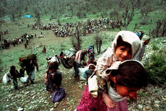<p>Irak-Türkiye sınırı, 1992.</p>