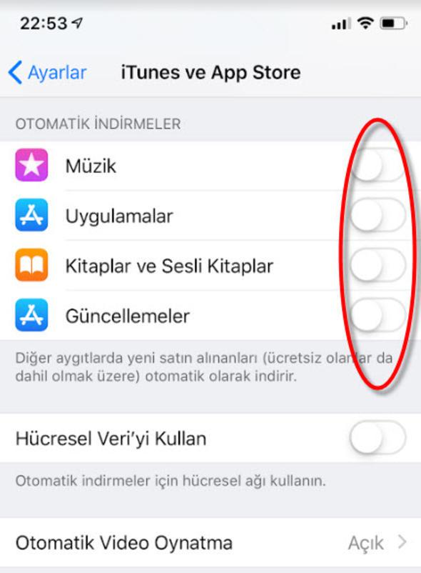 <p>Tüm bu seçenekleri kapatabilirsiniz. Artık telefonunuz daha hızlı olacak. Ancak durun, daha bitmedi!</p>
