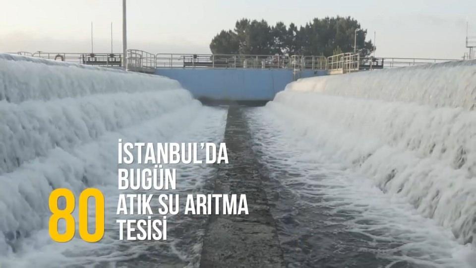 <p>bugün, 80 atık su arıtma tesisine sahip ve İstanbul'daki atık su arıtma oranı yüzde 99.</p>

