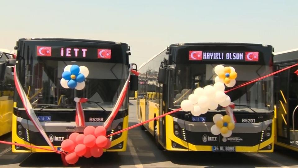 <p>İETT bugün 6 bin 223 otobüsüyle Avrupa'nın en genç ve modern araç filosuna sahip.</p>
