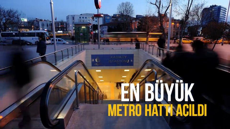 <p>Cumhuriyet tarihinin en büyük metro hattı Kadıköy-Kartal hattı kullanıma açıldı.</p>