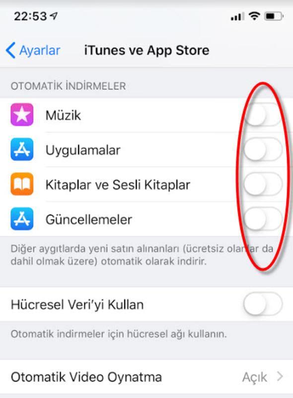 <p>Tüm bu seçenekleri kapatabilirsiniz. Artık telefonunuz daha hızlı olacak. Ancak durun, daha bitmedi!</p>

<p> </p>
