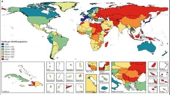 <p>İşte aşırı et, karbonhidrat, şeker, az sebze ve meyveden oluşan Batı tipi dengesiz beslenme sebebiyle nüfusa oranla en çok ölümlerin yaşandığı ülkeler...</p>

<p> </p>
