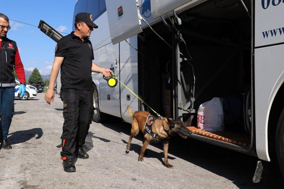 <p><strong>Çayra'nın yerine "Yıldırım"</strong></p>
<p>Narkotik köpeği Çayra'nın yerine yetiştirilen Belçika Malinois ırkı Yıldırım'ın eğitmeni Hakan Bayram da 15 yıldır uzman eğitmen olarak çalıştığını ifade etti.</p>