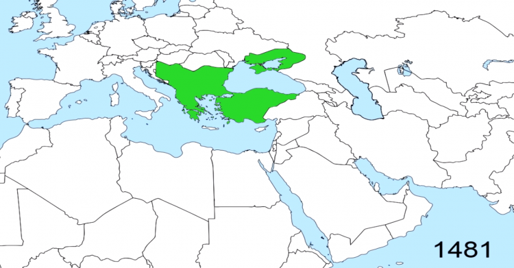 <p>İmparatorluk topraklarını 2 milyon 214 bin kilometre kareden, </p>